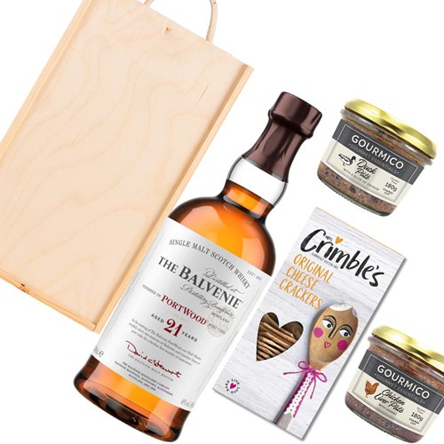 Balvenie 21 Year Old PortWood Finish 70cl And Pate Gift Box